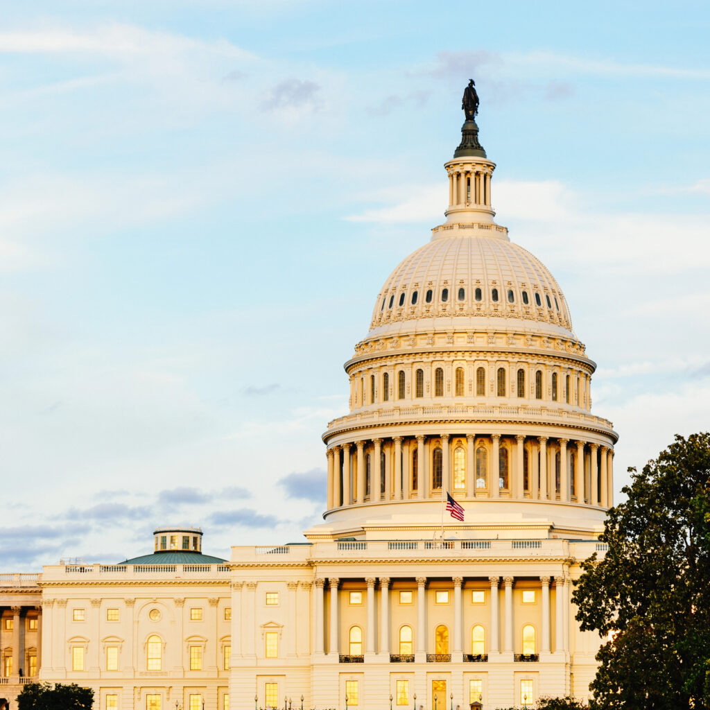 United States Capitol building in Washington D.C.